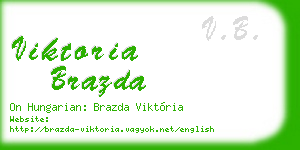 viktoria brazda business card