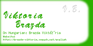 viktoria brazda business card